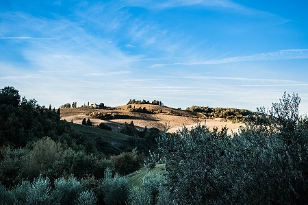 Landschaft der Chianti Region, Toskana
