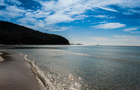 Strand in der Provinz Grosseto